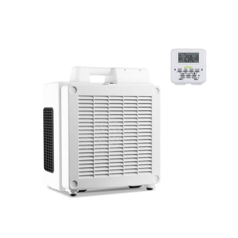 XPOWER PSS1 Olympus Programmable Sanitizing System, Automatic Overnight Indoor Air Quality Solution, 600 CFM HEPA Air Purifier, Digital Timer, IAQ