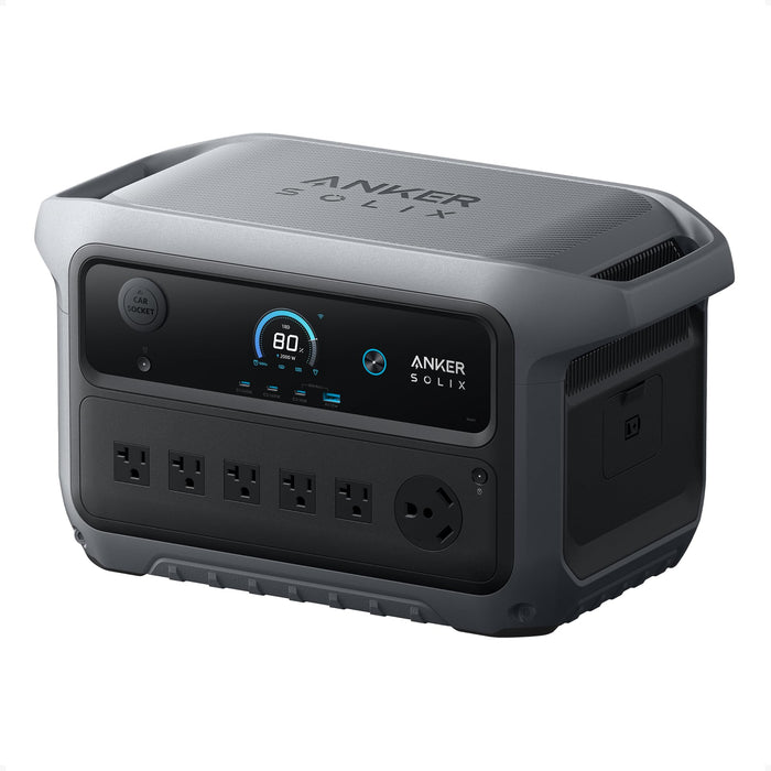 Anker SOLIX C2000 Gen 2 Portable Power Station, 2,400W (Peak 4,000W) Solar Generator, Full Charge in 58 Min, 2048wh LiFePO4 Battery for Home Backup, Power Outages, and Camping (Optional Solar Panel) - B0FVFN52DT-B0FVFKMMG6-B0FVFGL38H-B0FVFK7MHC-B0FVFK7Z29  Mini Split Systems Direct