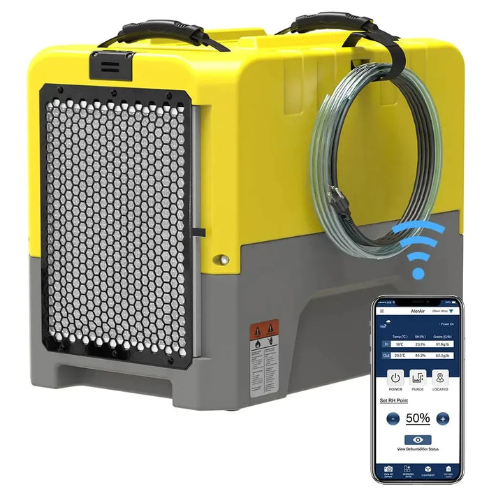 AlorAir Storm LGR Extreme 85 PPD Commercial Dehumidifier with Pump for Restoration - Wifi Enabled - Storm LGR Extreme-Yellow-WIFI-Storm LGR Extreme-Red-WIFI-Storm LGR Extreme-Blue-WIFI-Storm LGR Extreme-Green-WIFI  Mini Split Systems Direct