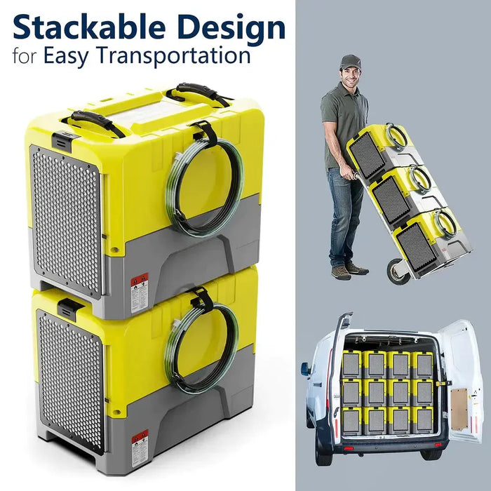 AlorAir Storm LGR Extreme 85 PPD Commercial Dehumidifier with Pump for Restoration - Wifi Enabled - Storm LGR Extreme-Yellow-WIFI-Storm LGR Extreme-Red-WIFI-Storm LGR Extreme-Blue-WIFI-Storm LGR Extreme-Green-WIFI  Mini Split Systems Direct