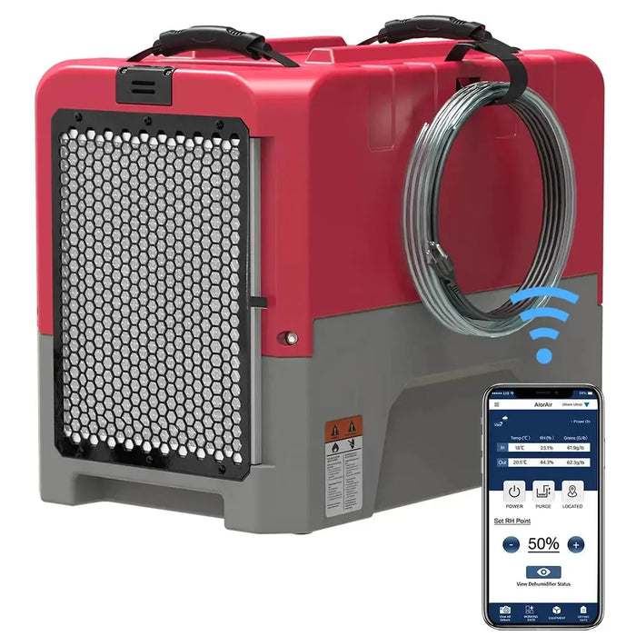 AlorAir Storm LGR Extreme 85 PPD Commercial Dehumidifier with Pump for Restoration - Wifi Enabled - Storm LGR Extreme-Yellow-WIFI-Storm LGR Extreme-Red-WIFI-Storm LGR Extreme-Blue-WIFI-Storm LGR Extreme-Green-WIFI  Mini Split Systems Direct