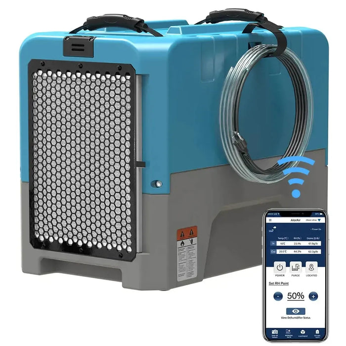 AlorAir Storm LGR Extreme 85 PPD Commercial Dehumidifier with Pump for Restoration - Wifi Enabled - Storm LGR Extreme-Yellow-WIFI-Storm LGR Extreme-Red-WIFI-Storm LGR Extreme-Blue-WIFI-Storm LGR Extreme-Green-WIFI  Mini Split Systems Direct