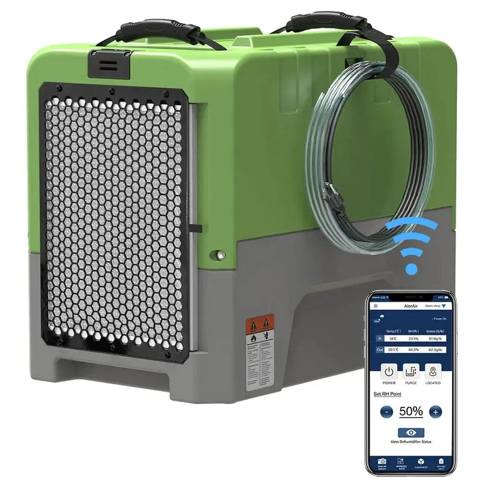 AlorAir Storm LGR Extreme 85 PPD Commercial Dehumidifier with Pump for Restoration - Wifi Enabled - Storm LGR Extreme-Yellow-WIFI-Storm LGR Extreme-Red-WIFI-Storm LGR Extreme-Blue-WIFI-Storm LGR Extreme-Green-WIFI  Mini Split Systems Direct