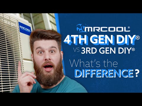 MRCOOL® DIY Mini Split 4th Gen E Star 24,000 BTU 20.5 Seer Ductless Mini Split Heat Pump Complete System 208-230V/60Hz (DIY-24-HP-WM-230C25)