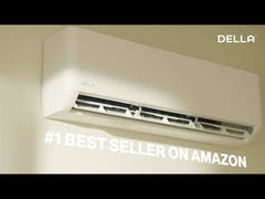 DELLA Vario Series 36000 BTU Quad Zone Mini Split AC 9K+9K+9K+12K Up to 1750 Sq.Ft.
