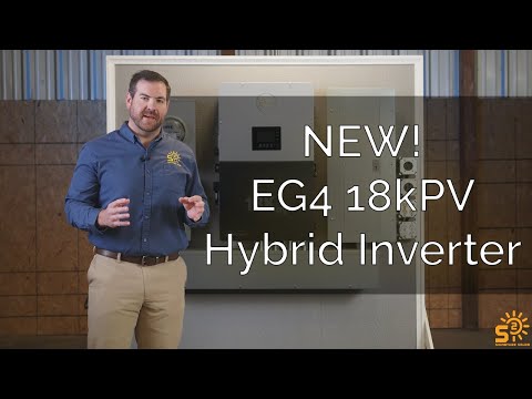 EG4 18KPV Hybrid Inverter | All-In-One Solar Inverter | 18000W PV Input | 12000W Output | 48V 120/240V Split Phase | EG4 18KPV-12LV