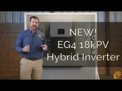 EG4 18KPV Hybrid Inverter | All-In-One Solar Inverter | 18000W PV Input | 12000W Output | 48V 120/240V Split Phase | EG4 18KPV-12LV