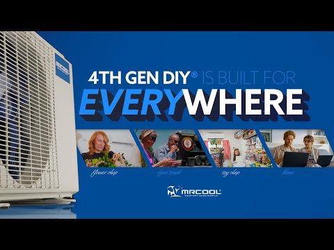 MRCOOL® DIY Mini Split 4th Gen E Star 18,000 BTU 1.5 Ton 22 SEER Ductless Mini Split Heat Pump Complete System 208-230V/60Hz  (DIY-18-HP-WM-230C25)