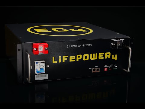 Signature Solar EG4 LifePower4 Lithium Battery | 48V 100AH | Server Rack Battery | UL1973, UL9540A