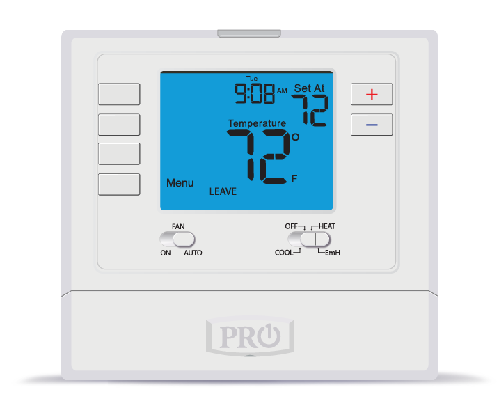 Pro1 IAQ T725 - 7 Day Programmable Thermostat - 2H/1C