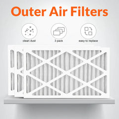 Purisystems 3-pack 5-Micron Outer Air Filters for the PuriCare 500IG / PuriCare 500 Air Filtration System