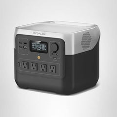 EF ECOFLOW Solar Generator RIVER 2 Pro 768Wh LiFePO4 Battery with 220W Solar Panel, 4x800W AC Outlets (1600W Surge), Portable Power Station for Home Backup Outdoors Camping RV Emergency - B0BYP4D1HQ-B0BVLPGS79-B0BYS84V1P  Mini Split Systems Direct