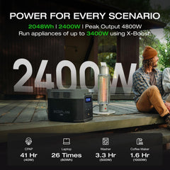 EF EcoFlow 800W Alternator Charger with Delta 2 Max Portable Power Station, 3-in-1 Fast DC-DC Charger, Battery Maintainer & Jump Starter 8× Faster Than Cigarette Chargers, Charges 2kWh in 2.6 hr - B0CYGNVG5W-B0DZ6SKPG5-B0D1CN8MLS-B0DZ6NC53P  Mini Split Systems Direct