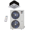 48,000 BTU 23 SEER ACiQ Single Zone Ceiling Cassette Mini Split System | Extreme Series