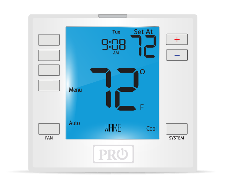 Pro1 IAQ T755 3 Hot/2 Cold 7 Day Programmable Thermostat