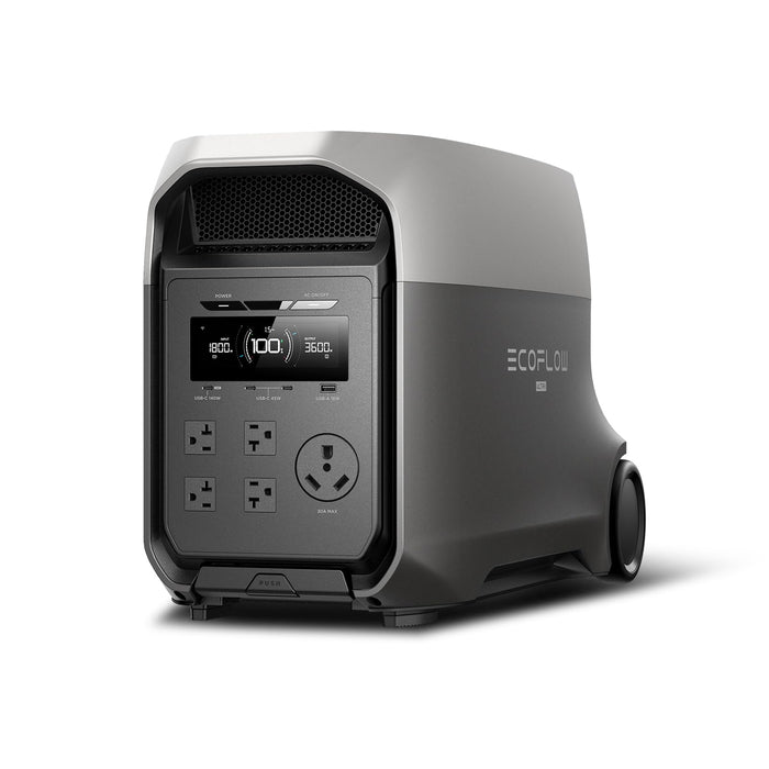 EF ECOFLOW DELTA 3 Ultra Portable Power Station with Transfer Switch, 3072Wh LiFePO4 Battery, 3600W (Surge 7200W) Output, Solar Generator for Home Use, Camping Accessories, Emergencies & RV Backup - B0G1BS3HGZ-B0FR8LQV82-B0FR8LBQJG-B0FR8LHP3K-B0FQVBFLHL  Mini Split Systems Direct