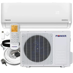 Pioneer® Diamante Ultra 12,000 BTU 22 SEER2 Ductless Mini-Split Inverter++ Energy-Star Wi-Fi Air Conditioner Heat Pump Full Set 115V with 16 Ft. Kit - WYT012ALFI22RL  Mini Split Systems Direct