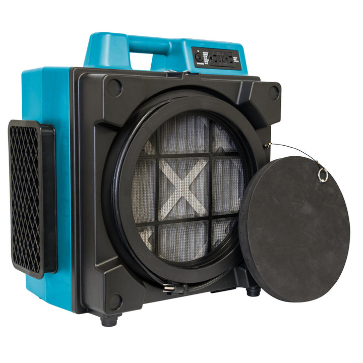 XPOWER X-3400A Professional 3 Stage Filtration HEPA Purifier System, Negative Air Machine, airborne Air Cleaner, Air Scrubber with GFCI Power Outlets - X-3400A  Mini Split Systems Direct