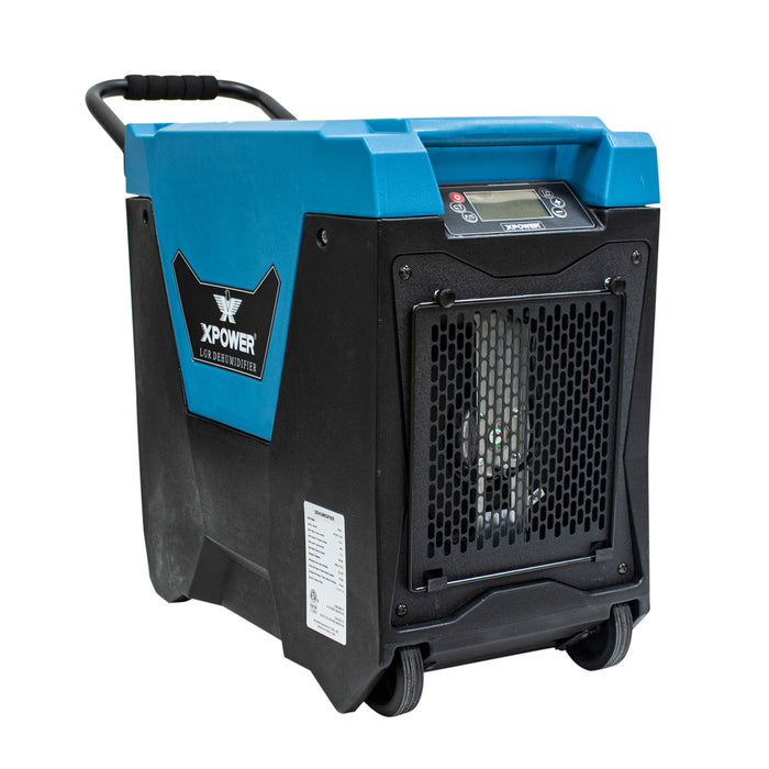 XPOWER XD-85L2 145-Pint LGR Commercial Dehumidifier with Automatic Purge Pump - XD-85L2-Blue-XD-85L2-Green-XD-85L2-Red  Mini Split Systems Direct