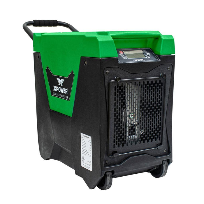 XPOWER XD-85L2 145-Pint LGR Commercial Dehumidifier with Automatic Purge Pump - XD-85L2-Blue-XD-85L2-Green-XD-85L2-Red  Mini Split Systems Direct
